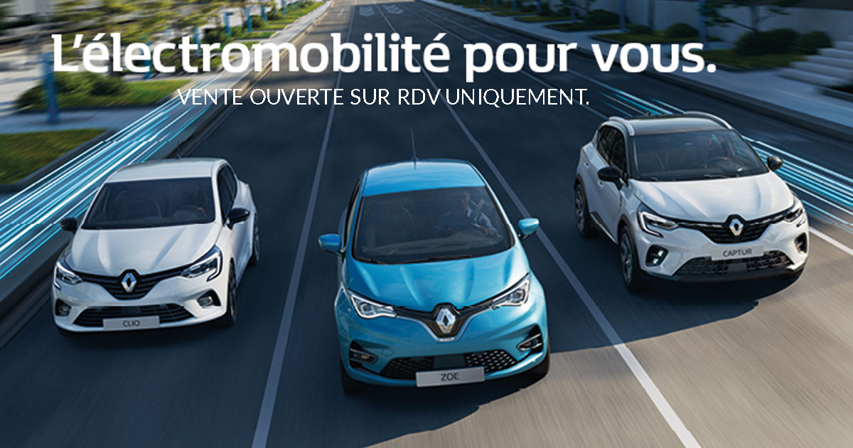  E-DAYS Renault en novembre, SUR RENDEZ-VOUS UNIQUEMENT